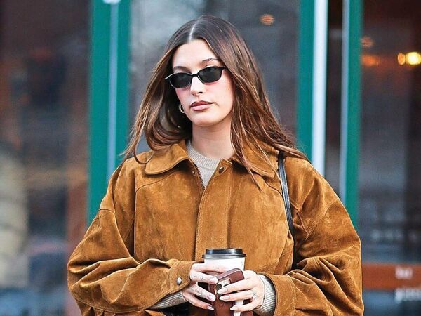 Steal Hailey Bieber's Chic Suede Look for Less